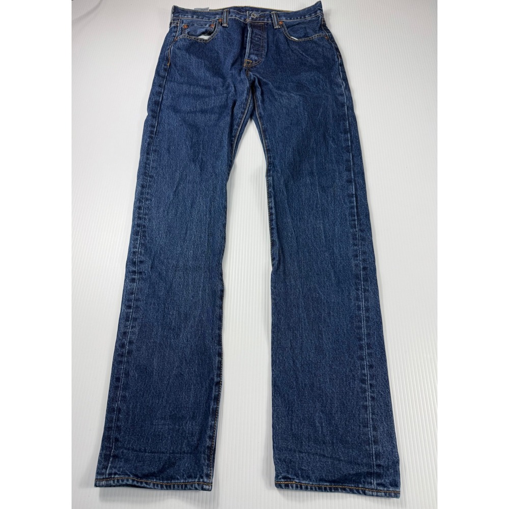 Levi's 501 Jeans‎ Straight Leg Dark Wash Denim Classic Fit W30 L34